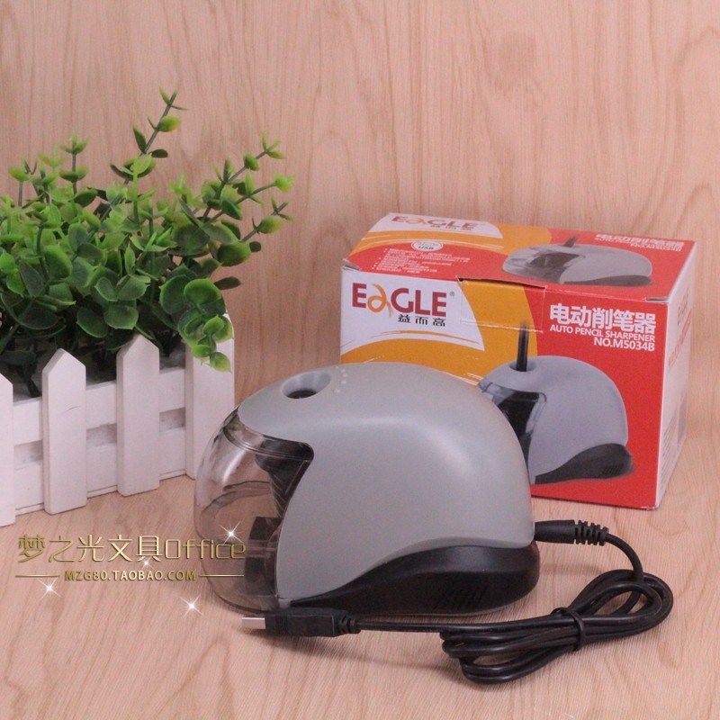 益而高5034B电动卷笔刀削笔器自动转笔刀刨笔 带USB电源线削笔器,农用物资,苗木固定器/支撑器,淘宝优惠券,粉丝福利购,淘宝优惠卷