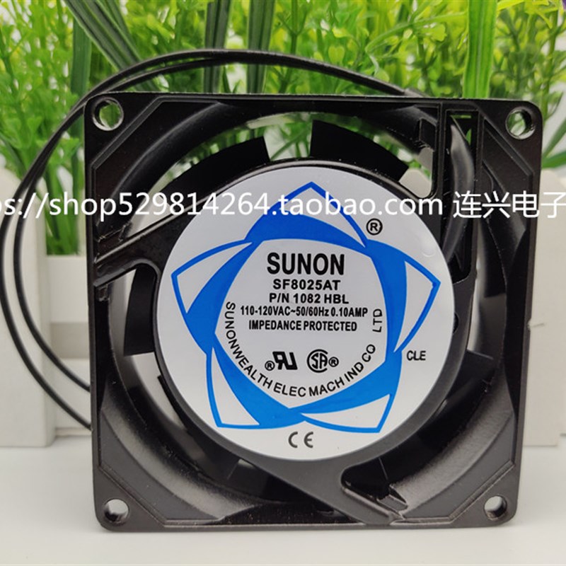 全新SUNON SF8025AT P/N1082HSL/HBL AV110/120V8CM轴流散热风扇