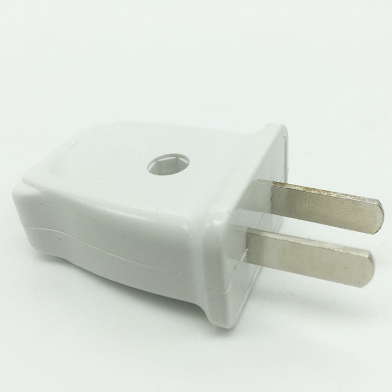 纯铜三脚电线接线三插头插头10A三插头10A插二脚插头 转动插头