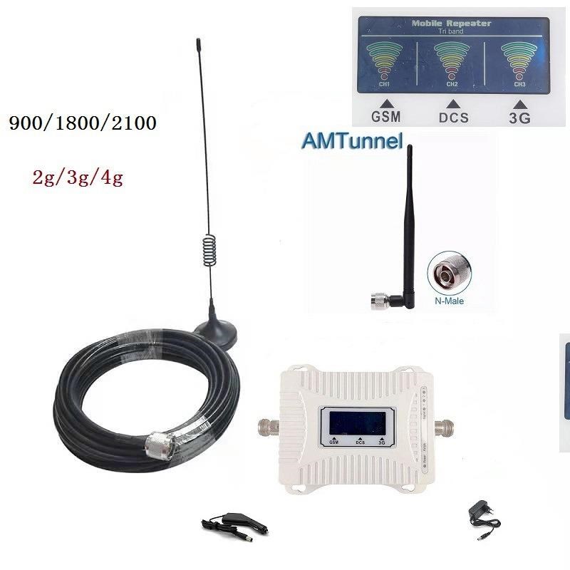 国外 2g/3g/4g手机信号增强器900/1800/2100MHT放大器