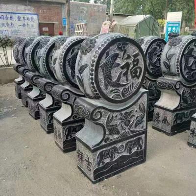 门墩 抱鼓石 青石圆鼓门口摆放石门鼓门当做旧优惠石鼓