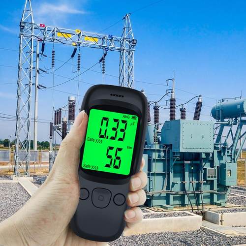 手持便携式 LCD数字电磁辐射探测器 2*AA电池供电（发货不带电）