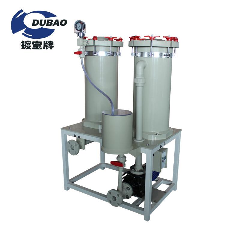 前处理杨桃滤芯过滤机反冲洗循环过滤机双桶电镀液过滤机