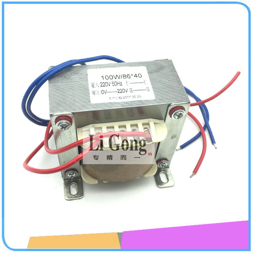 纯铜100W隔离变压器 220V转220V焊机维修示波器隔离变压器EI86*40