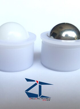 聚缩醛 压入式钢珠滚轮 BCHJJ7 9 11 13 15 20 24 (钢珠型)ZC410