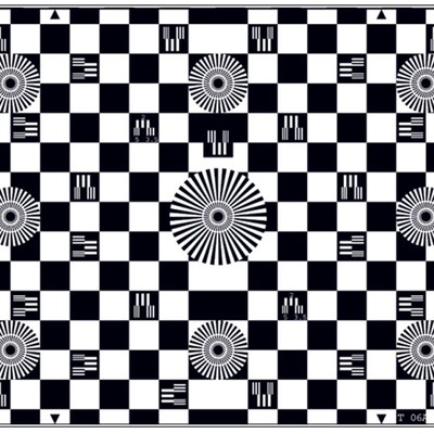 棋盘分辨率测试图卡镜头后焦距几何形状畸变光栅一致性测试chart