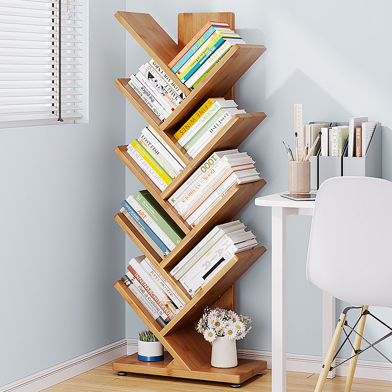 儿童书柜创意实木置物书架家用落地储物收纳客厅学生现代简易靠墙,农用物资,苗木固定器/支撑器,淘宝优惠券,粉丝福利购,淘宝优惠卷