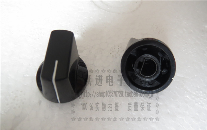 鸭嘴一字型旋钮Phi;19*14MM电位器编码器波段开关半轴孔6mm