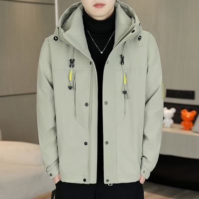 轻奢羽绒服男2025新款冬季加厚
