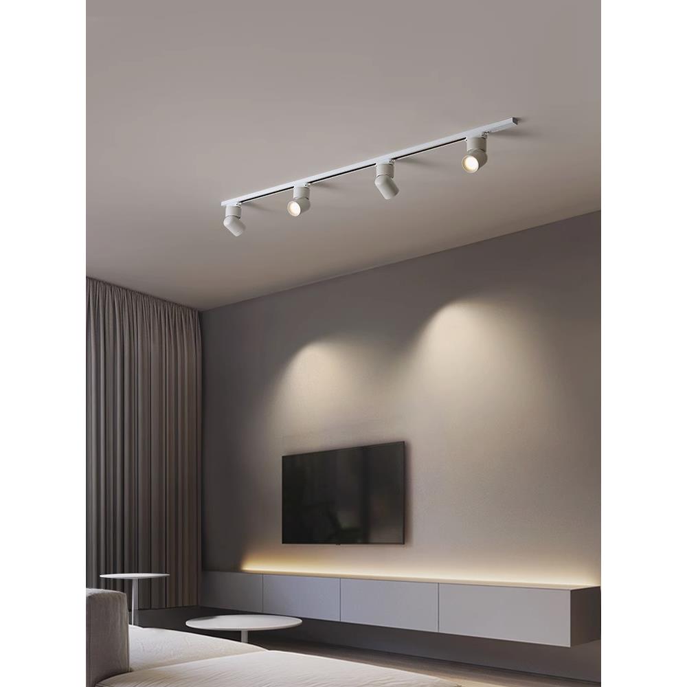 表面安装射灯Led滑轨商店商业轨道灯长家庭客厅灯没有主灯照明天