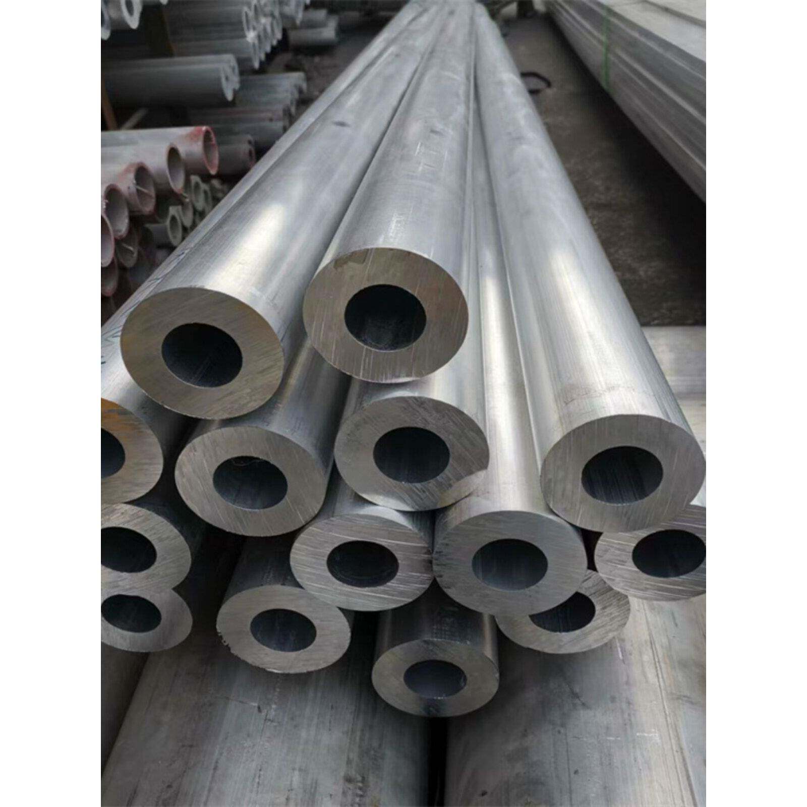 铝合金铝管6061T6铝圆管100*70/60*45空心棒32*11厚壁可切割50*10