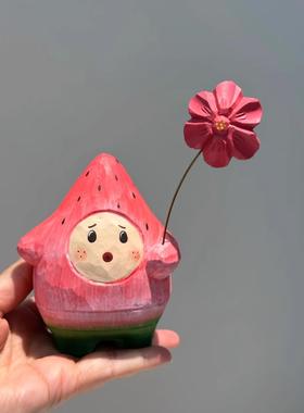 情绪稳定治愈小摆件桌面客厅玄关电视机柜装饰品家居好物创意可爱