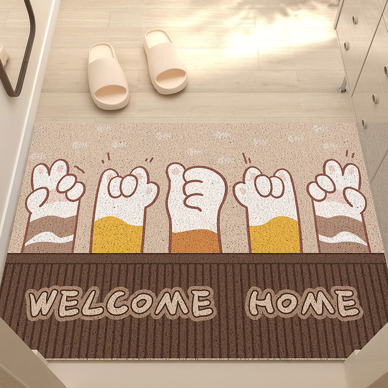 入户门地垫丝圈玄关进门耐脏免洗可裁剪免打理防滑蹭土厚脚垫门垫,居家布艺,入户地垫,淘宝优惠券,粉丝福利购,淘宝优惠卷