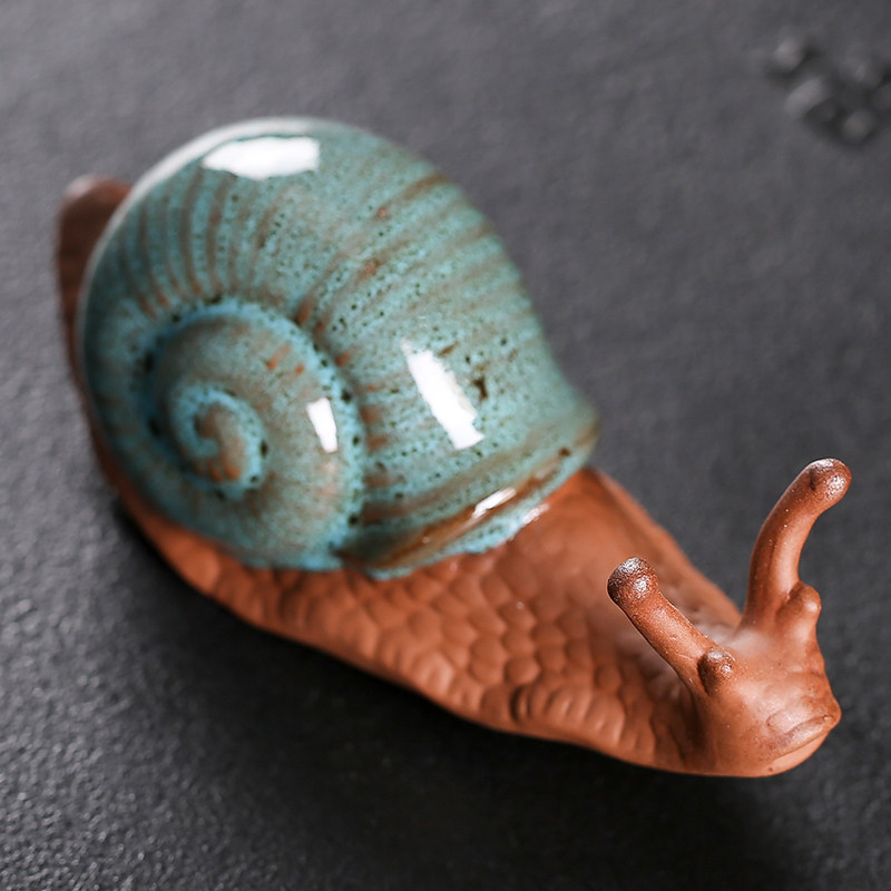 茶宠小蜗牛创意摆件精品可养陶瓷家居装饰品可爱迷你花盆造景茶玩,餐饮具,茶宠摆件,淘宝优惠券,粉丝福利购,淘宝优惠卷