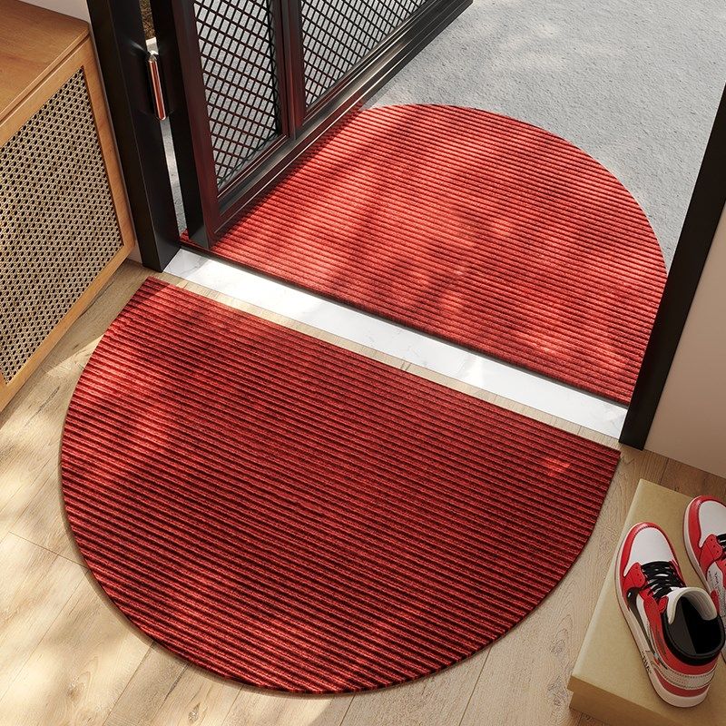 入户门地垫玄关大门口进门脚垫半圆红色喜庆除尘防滑门垫门外地毯,居家布艺,入户地垫,淘宝优惠券,粉丝福利购,淘宝优惠卷