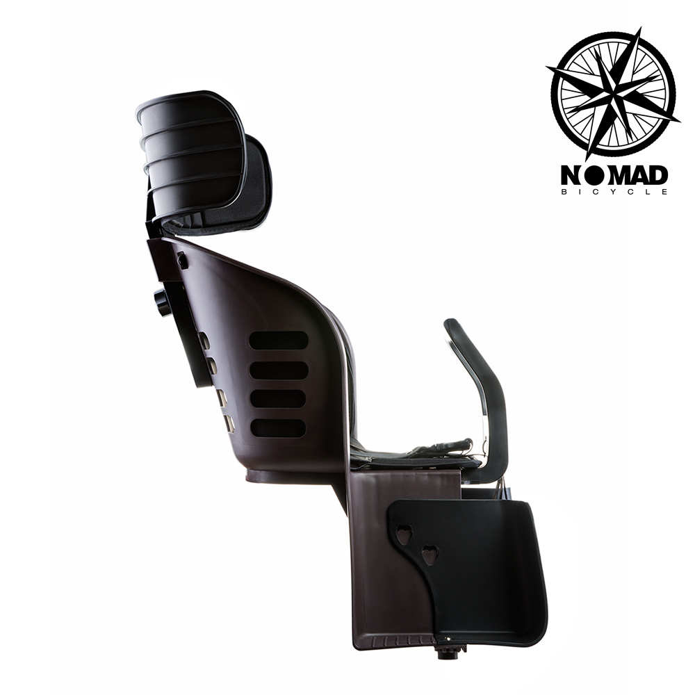 Nomad婴童安全后置坐椅u可调自行车专用靠背护头护背环保PP材质