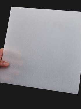 乳白色PS有机玻璃板磨砂扩散板亚克力灯罩板透光板灯光片散光板