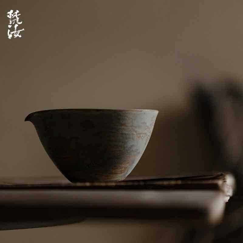 梵汝手工粉引薄胎公道杯日式仿古粗陶功夫茶具茶海分茶器茶道公杯,3C数码配件,摄像机配件,淘宝优惠券,粉丝福利购,淘宝优惠卷