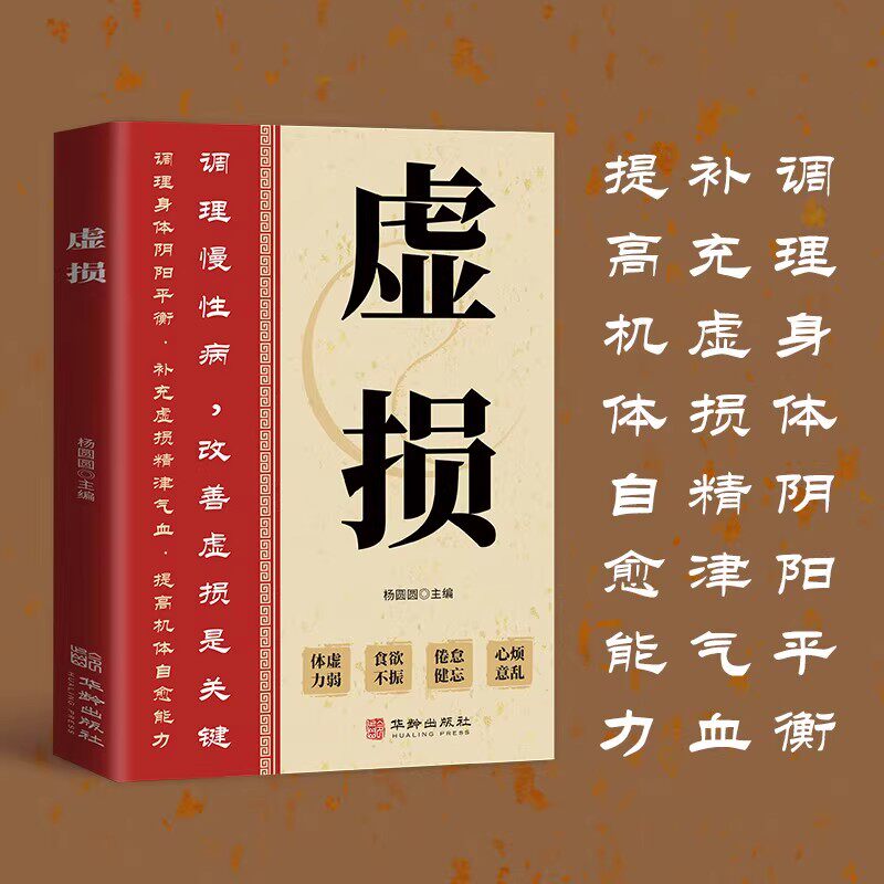 【官方正版】虚损 中医入门书籍调理养生经典著作 调理慢性病改善虚损是关键 调节体虚提高自愈能力中医养身书 中医调理畅销书籍