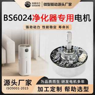 BS6024直流无刷电机马达24V外转子可定制 空气净化器专用电机