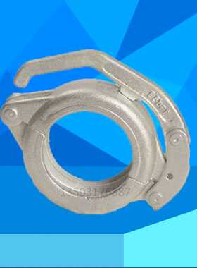 盾构机配件 二次构造泵注浆管接头卡箍 2寸3寸锻造快速管卡