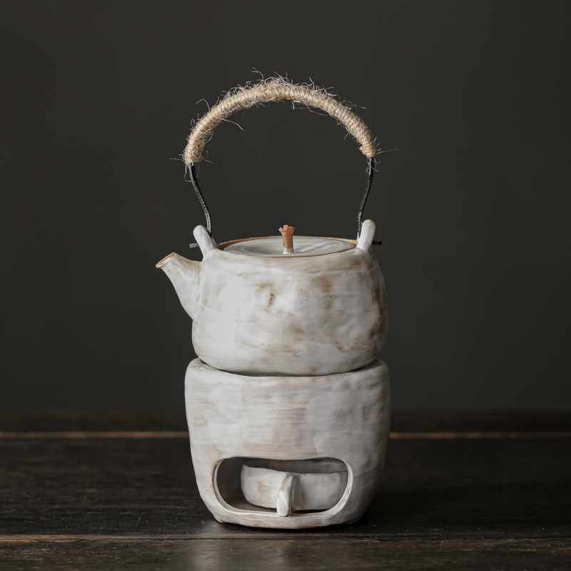 侘寂风温茶套装家用功夫茶具蜡烛温茶底座加热暖茶小套装粉引茶具,农机/农具/农膜,其它农用工具,淘宝优惠券,粉丝福利购,淘宝优惠卷