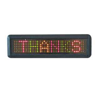 scrolling mounted information text screen Indoor bar wall