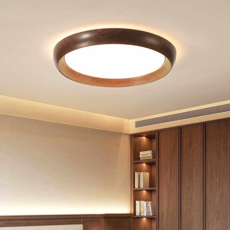 卧室吸顶灯中古胡桃木设计师诧寂风主卧灯具民宿现代新中式房间灯,农机/农具/农膜,其它农用工具,淘宝优惠券,粉丝福利购,淘宝优惠卷