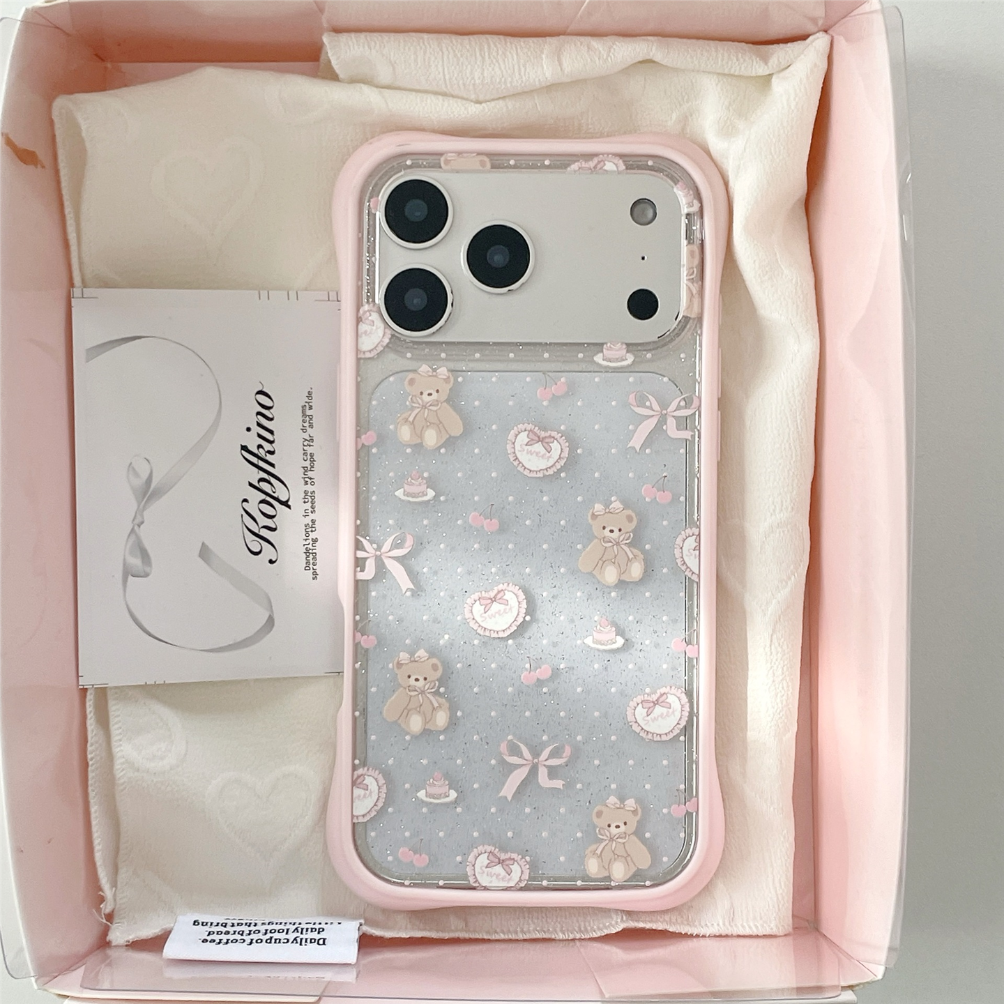 ins韩风少女爱心小熊苹果1