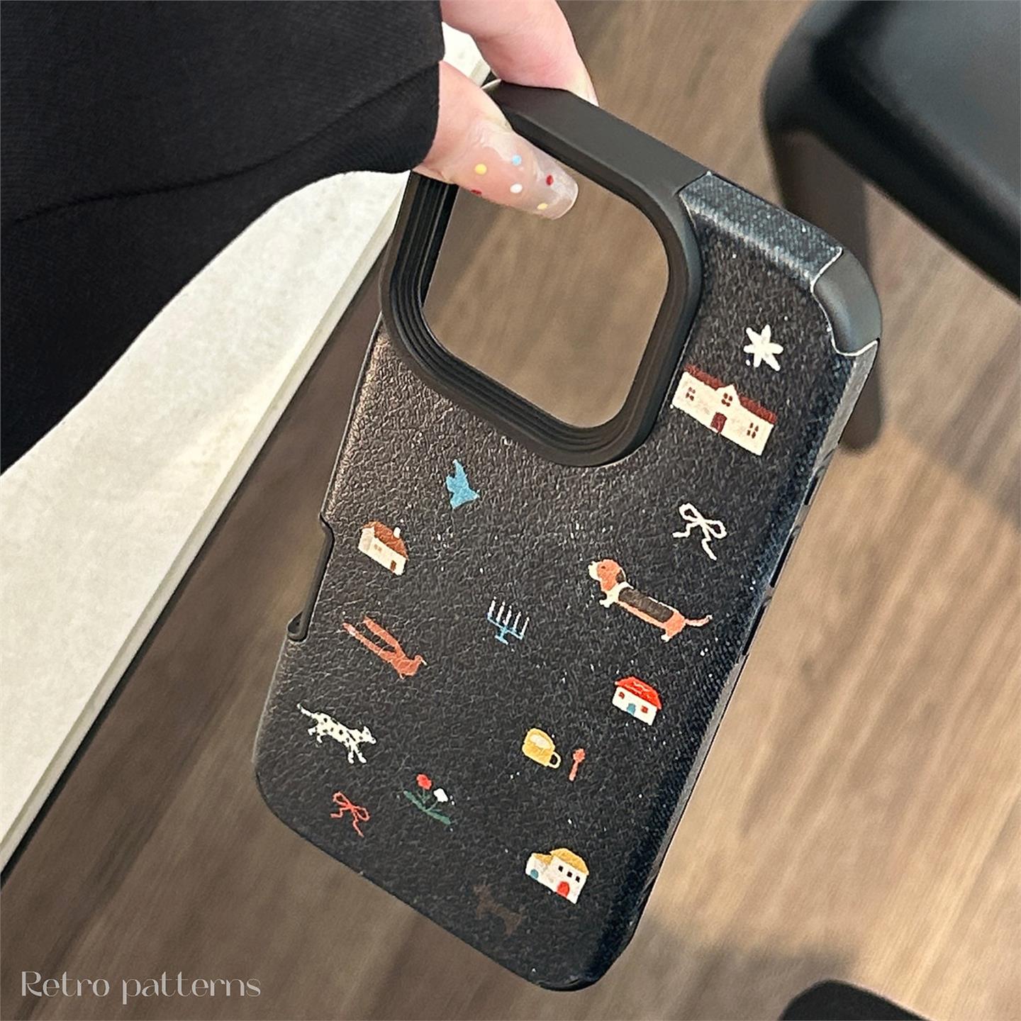 个性卡通小狗适用iphone16