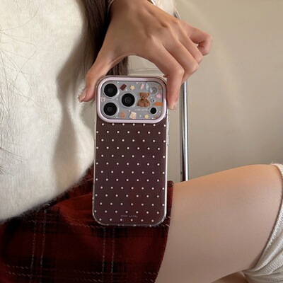 ins咖底波点适用苹果17pro