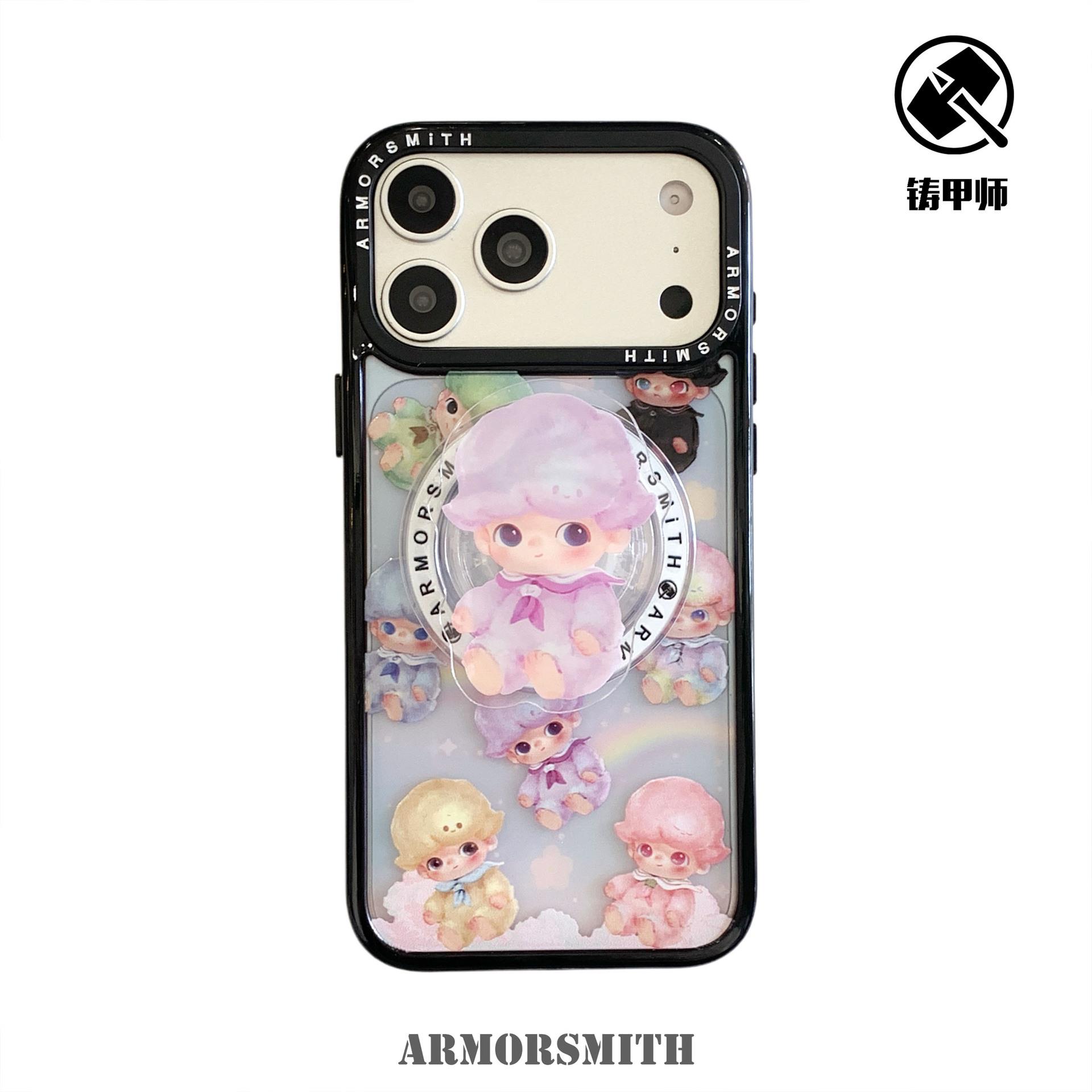 潮款欧美可爱异瞳彩虹男孩