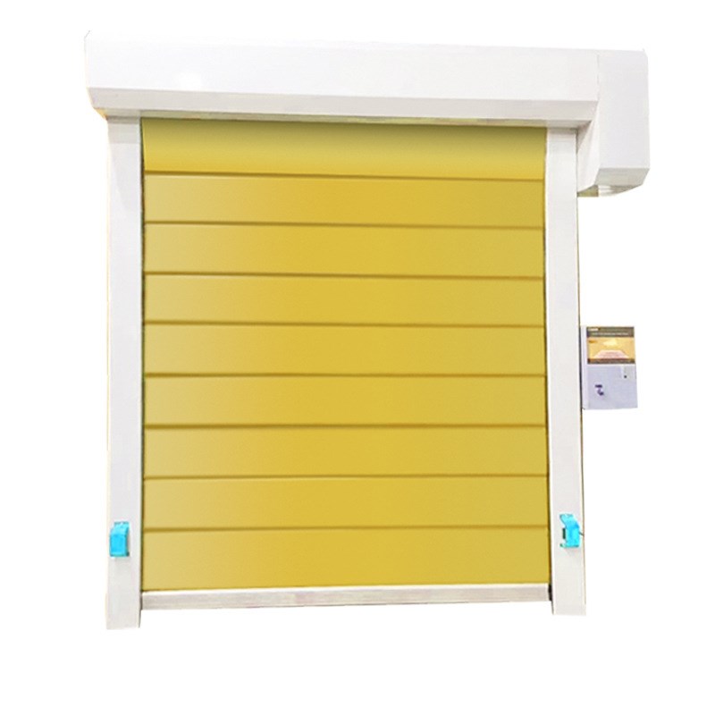 冷库保温快速门涡轮硬质快速卷y帘门口厂房自动感应保温滚筒工业