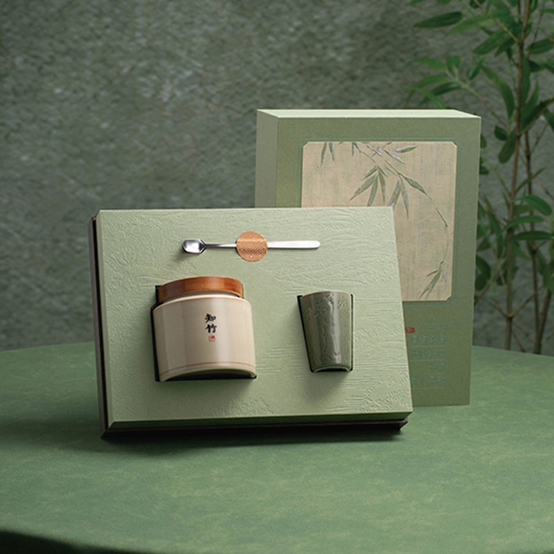 2025年绿茶高档毛尖茶叶包装礼B盒黄山毛峰碧螺春茶通用茶叶罐铁