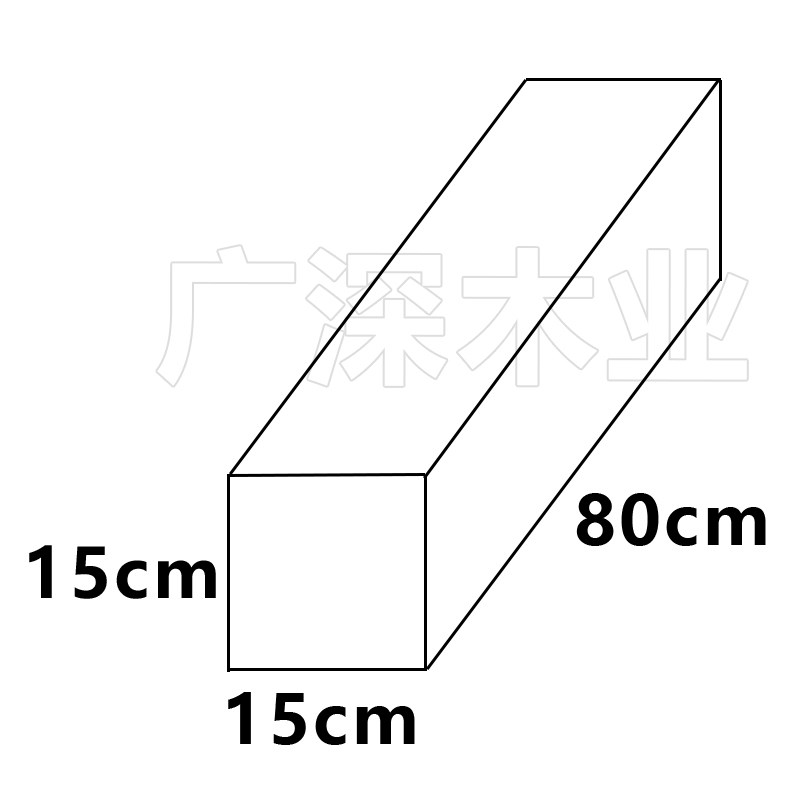 枕木垫木泵车e吊车支腿实木硬杂大木方桥梁铁路货车箱机械设备垫