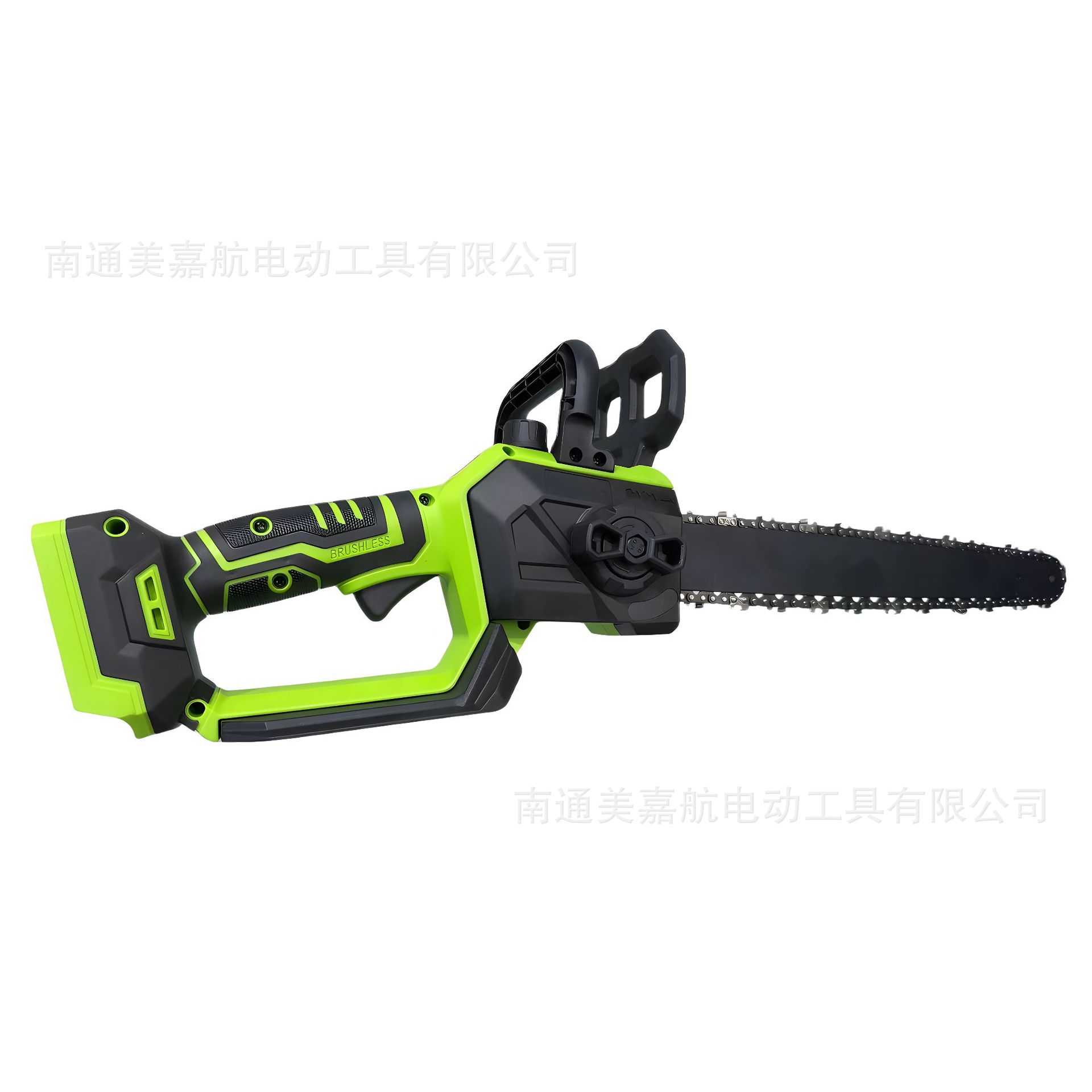 跨境手持伐木锯锂电电链锯无刷高速锯单手锯12寸充电工厂高速便携