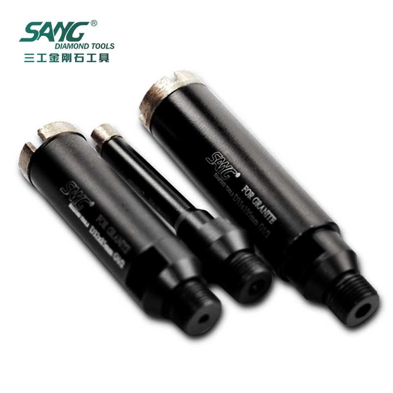 SANG三工厂家金刚石钻管大理石花岗岩石材钻管取芯开孔器水钻头