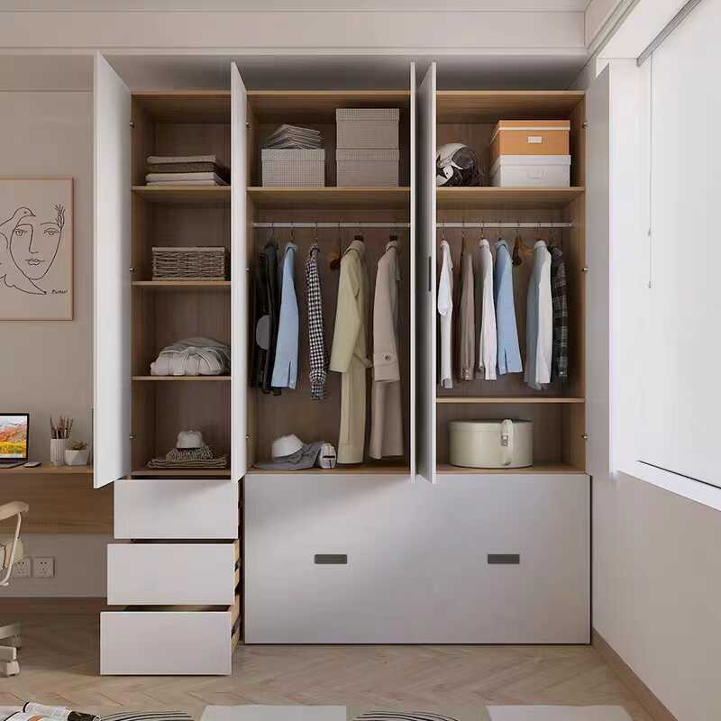衣柜抽拉床一体组合多功能折叠隐形床小户型单人收纳床简约省空间