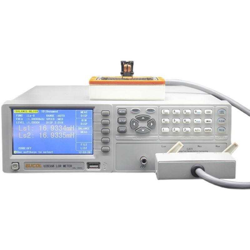 现货优高U2837元器件电阻电容电感测试仪高精度LCR数字电桥测试仪