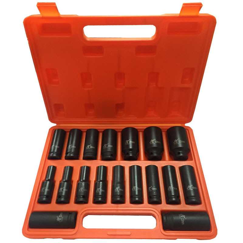 20件汽车维修拆修套装1/2加长气动套筒套装20pcs