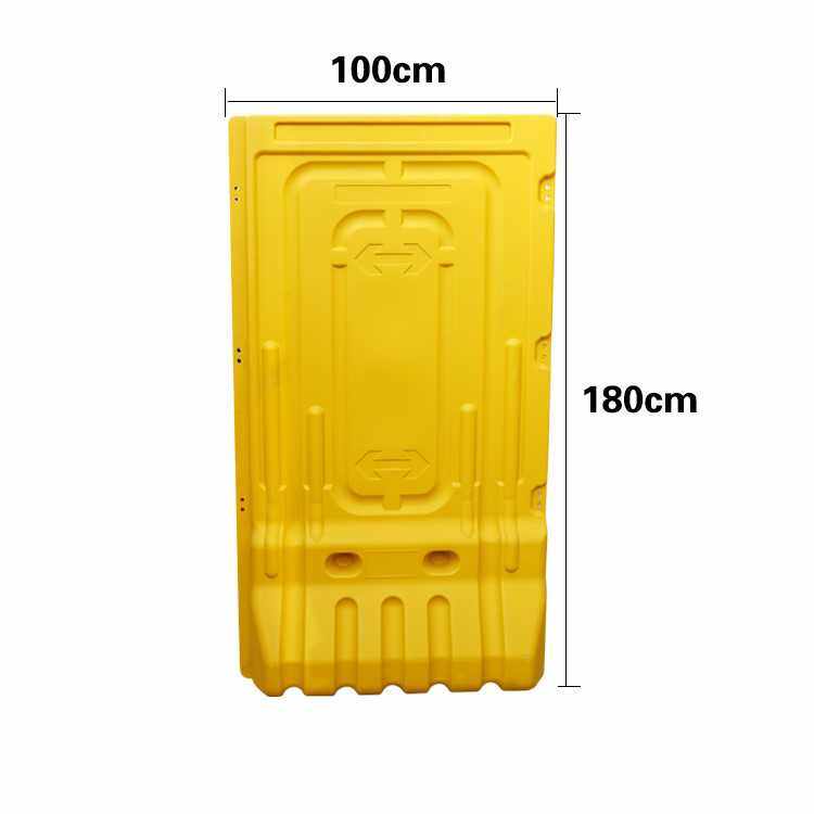 吹塑三孔水马塑料围挡路施工分流隔离防护围栏防撞桶水马公路马路