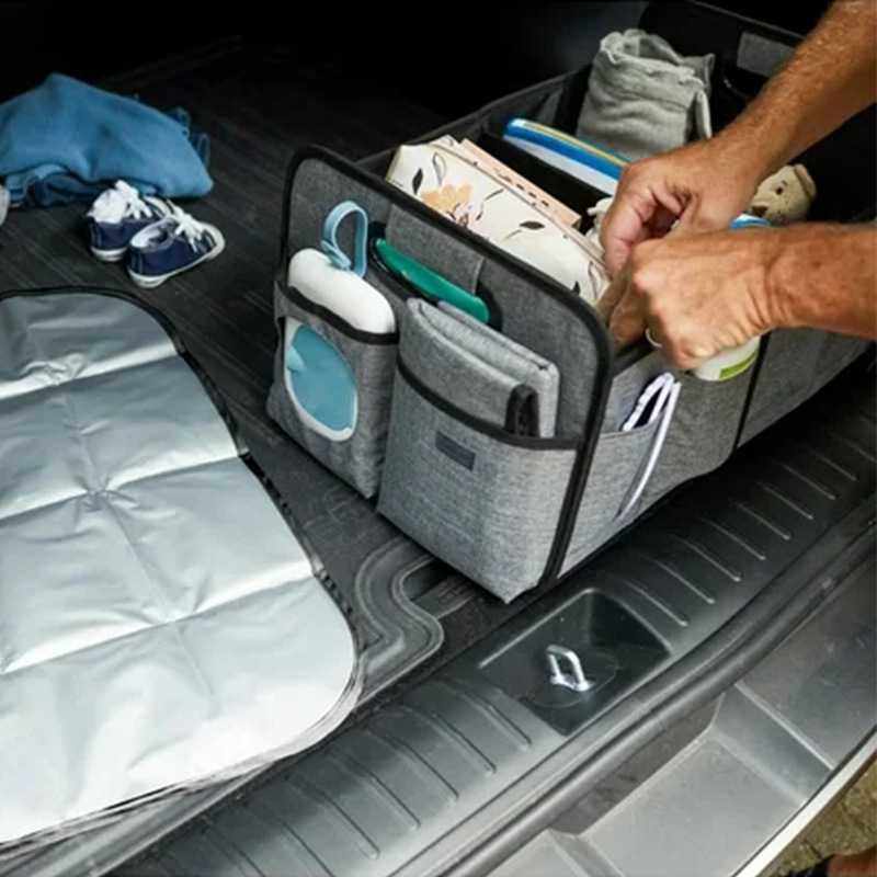 跨境汽车收纳箱车载收纳盒车内用品后备箱储物箱收纳箱定制logo,3C数码配件,摄像机配件,淘宝优惠券,粉丝福利购,淘宝优惠卷