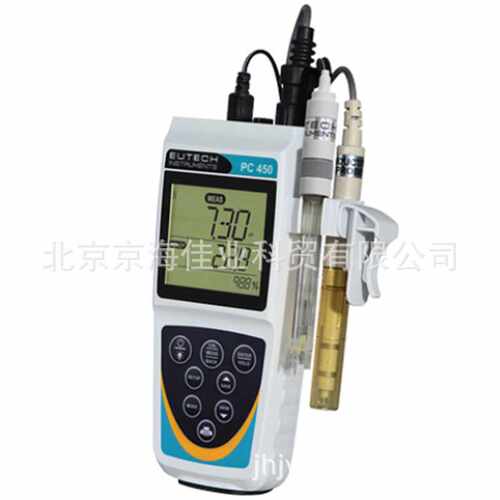 PC450优特Eutech便携式pH/ORP/电导率/总固体溶解度/盐度/温度测