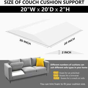 高密度海绵缓解沙发座位A21下垂梯形设计凹形支撑垫子