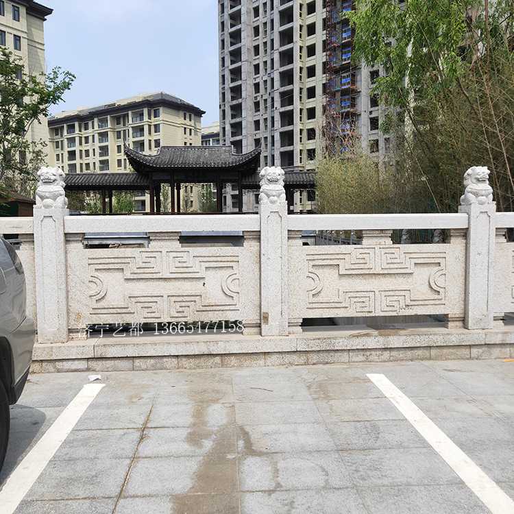 石雕栏杆汉白玉围栏护栏阳台罗马花瓶柱栏杆河道桥梁栏板设计制作