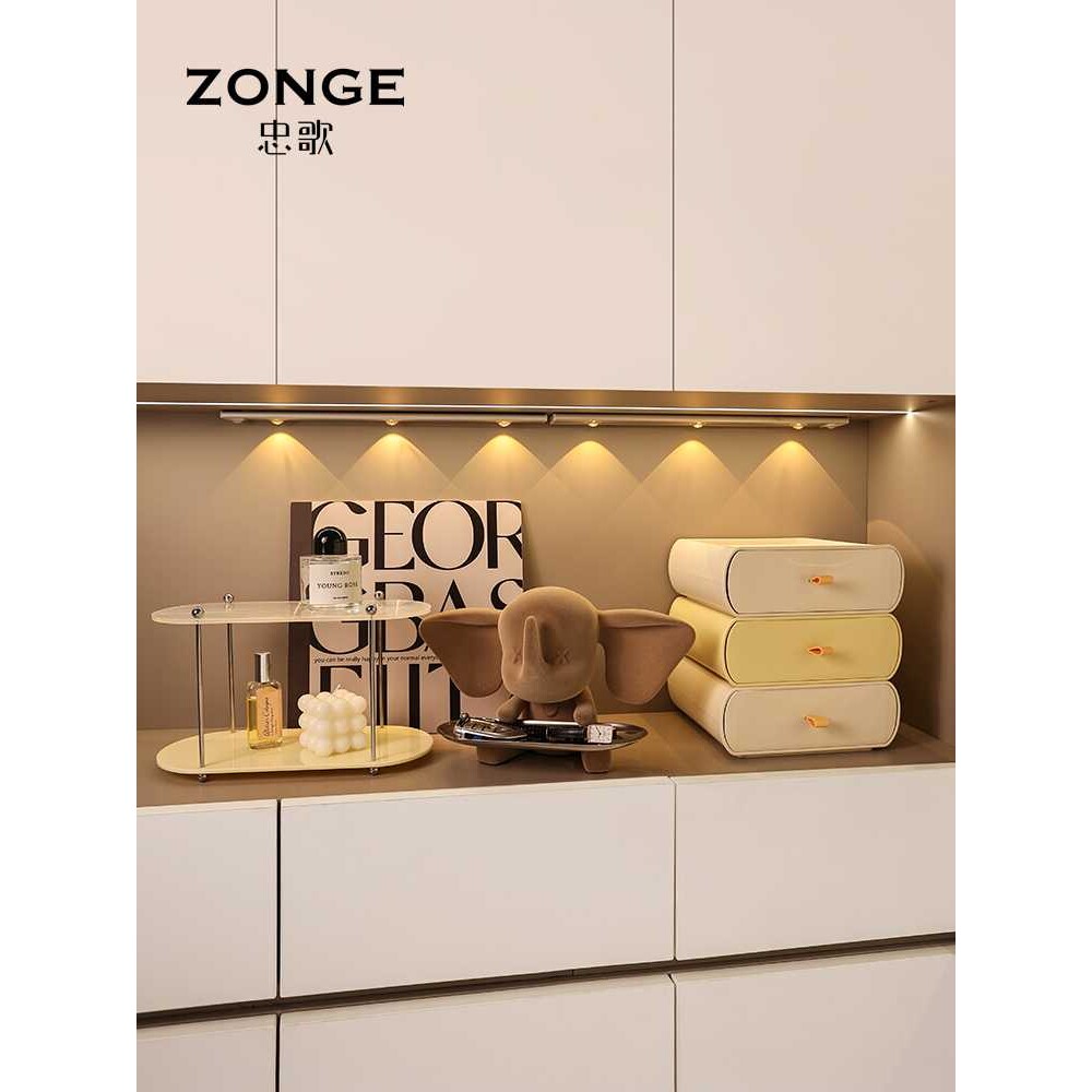 A10LINS风入户玄关摆件家居饰品餐边柜子客厅钥匙收纳盒托盘套装