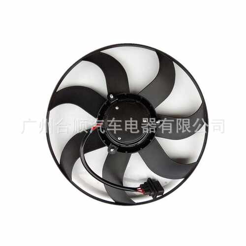 6Q0959455AD适用于大众新捷达散热风电子扇电机带叶