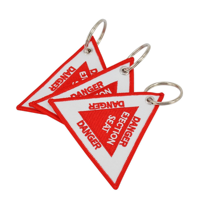 EjectionSeat三角形刺绣钥匙扣