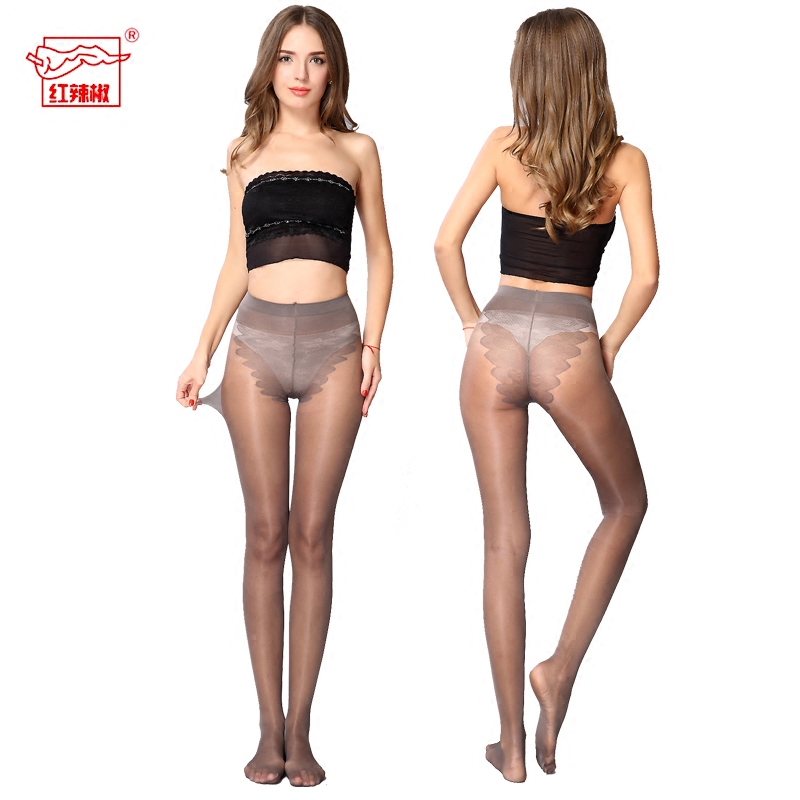 丝袜薄款天鹅绒性感蝴蝶裆