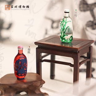 流彩凝霞冰箱贴国风摆件博物馆文创手工纪念饰品礼物 苏州博物馆
